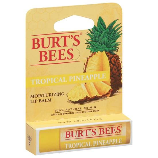Burt's Bees Tropical Pineapple Moisturizing Lip Balm