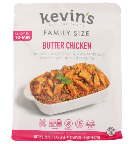 Kevin's Natural Foods Butter Chicken Family Size - Family Size