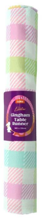 Gingham Table Runner 1 Each