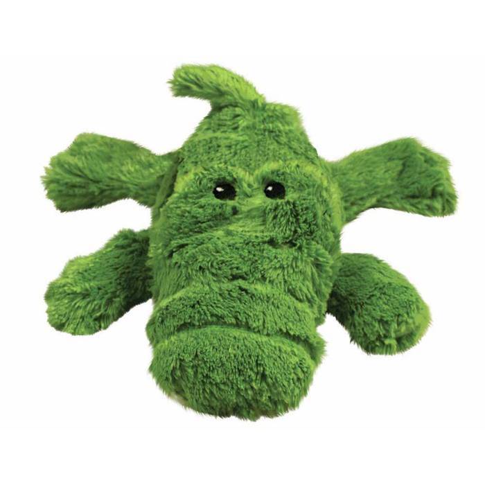 KONG Cozie Plush Dog Toy Aligator (medium) (green)