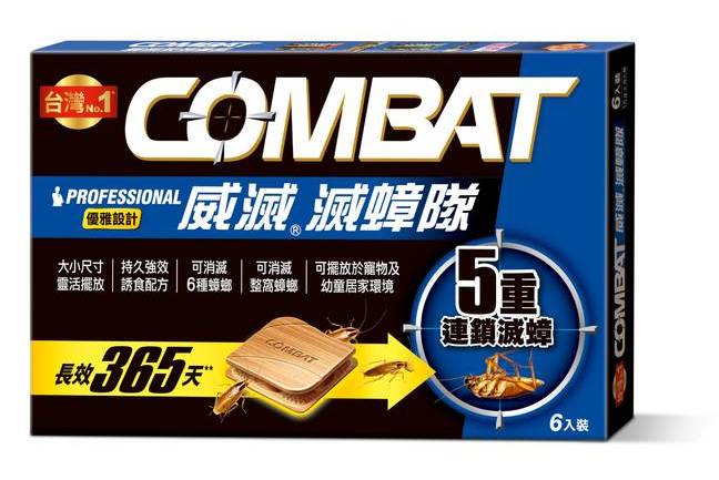 Combat 威滅滅蟑隊 5重連鎖 - 優雅設計 1.5g x6入#4711378380095