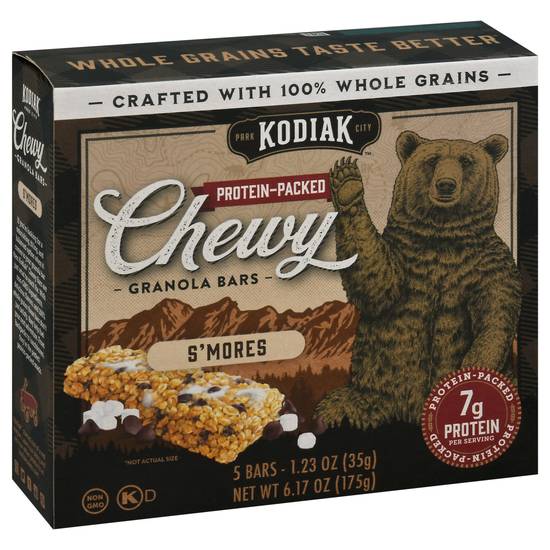 Kodiak Protein-Packed Chewy S'mores Granola Bars, 5 ct