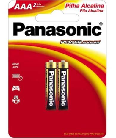 Panasonic · Pilha alcalina aaa palito (2 un)