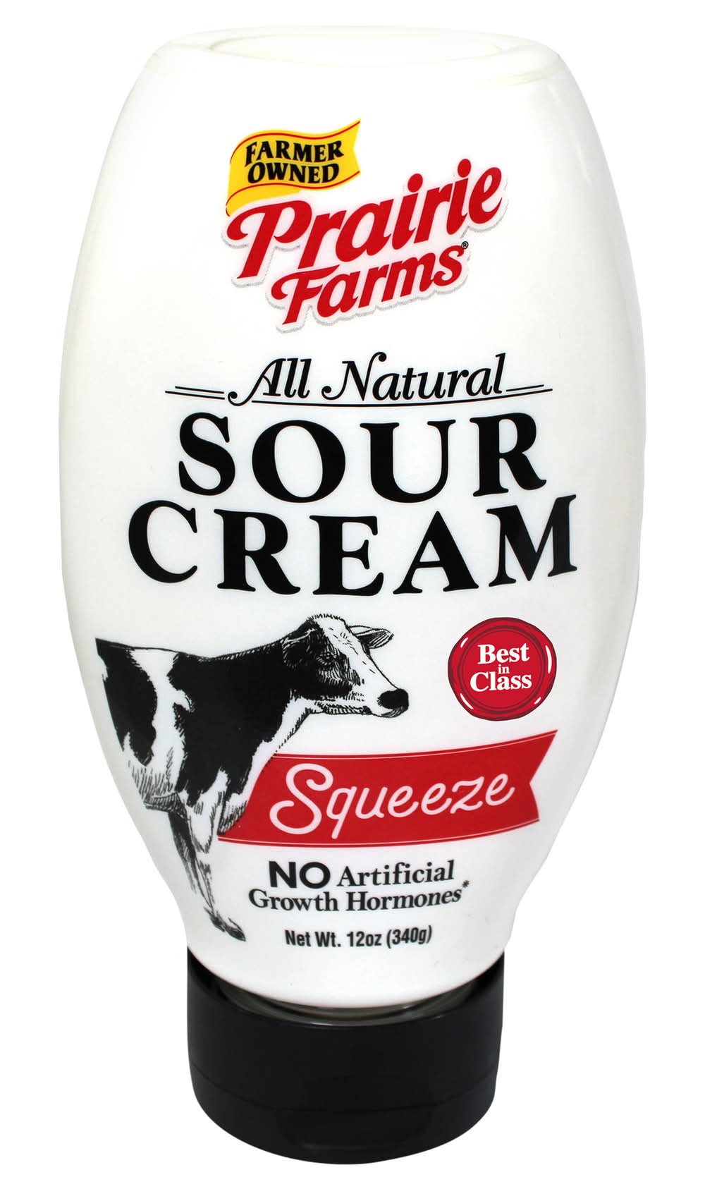 Prairie Farms All Natural Squeeze Sour Cream (12 oz)