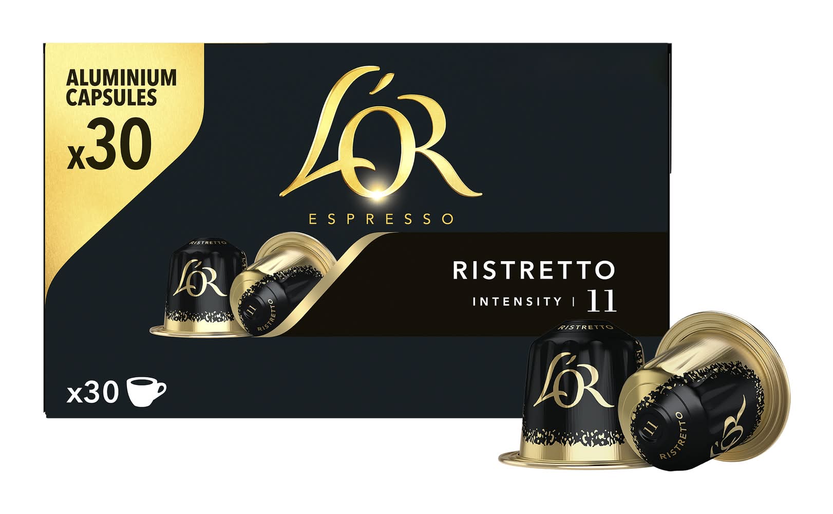 L'OR - Café en capsules ristretto intensité 11 (30)