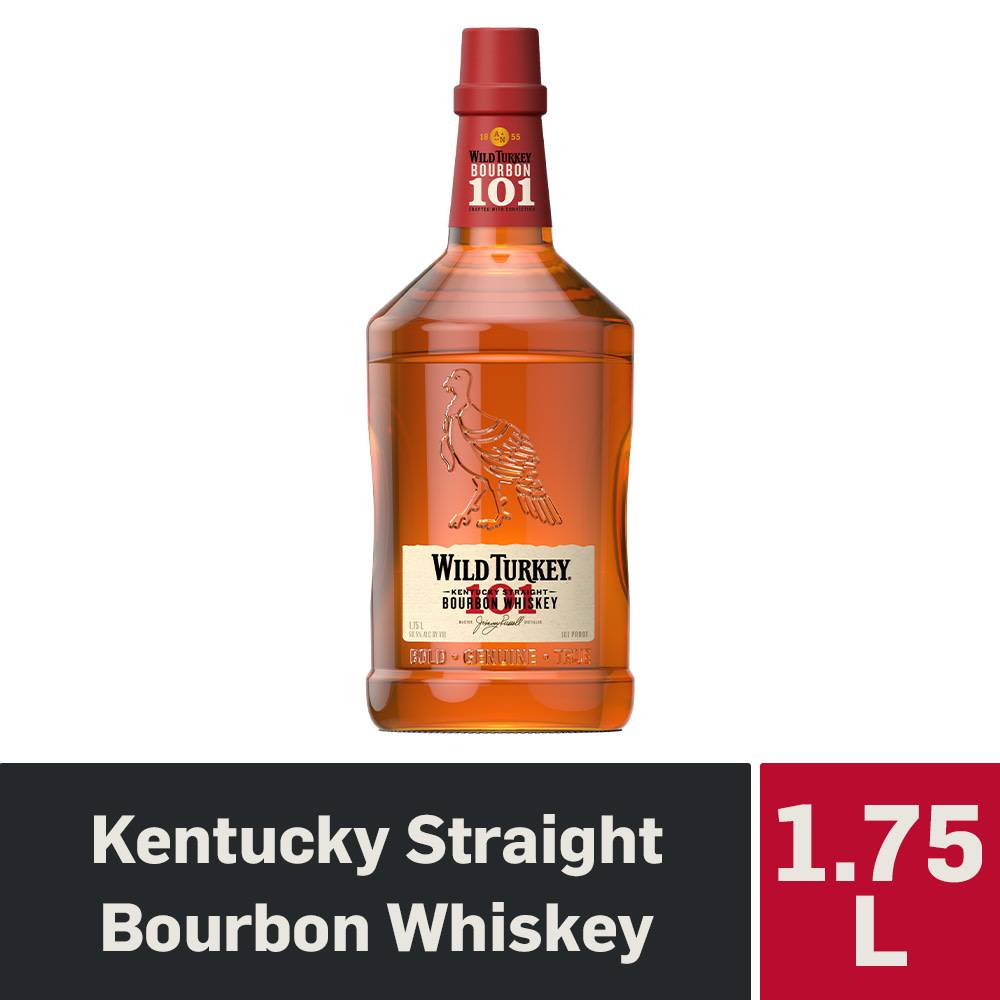 Wild Turkey 101 Kentucky Straight Bourbon Whiskey (1.75 L)