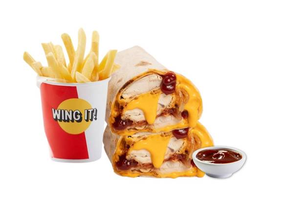 Arma tu Wrap + Papas Fritas