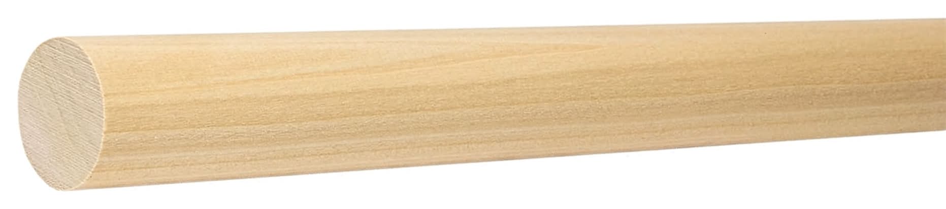ReliaBilt Unfinished Wood Closet Rod 72-in x 1.375-in