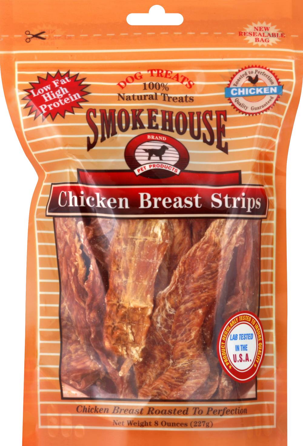 Smokehouse Chicken Breast Strips Dog Treats (8 oz)