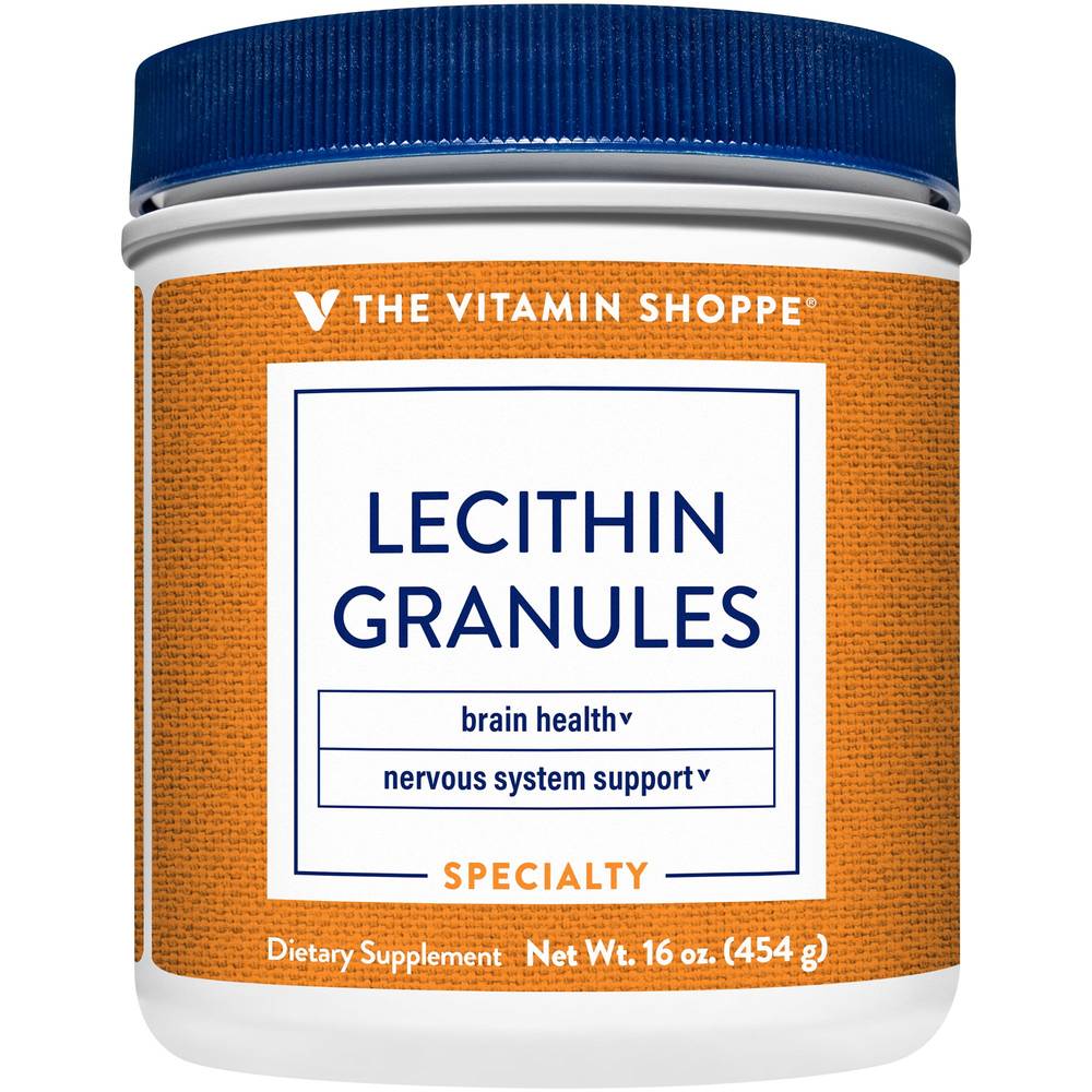 Lecithin Granules Powder - Supports Nerve Function & Brain Health (16 Oz. / 60 Servings)