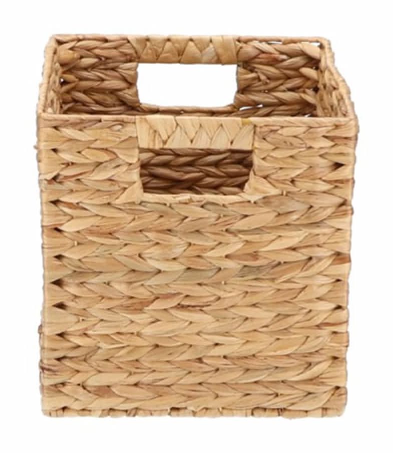 allen + roth Medium Natural Water hyacinth Decorative Basket