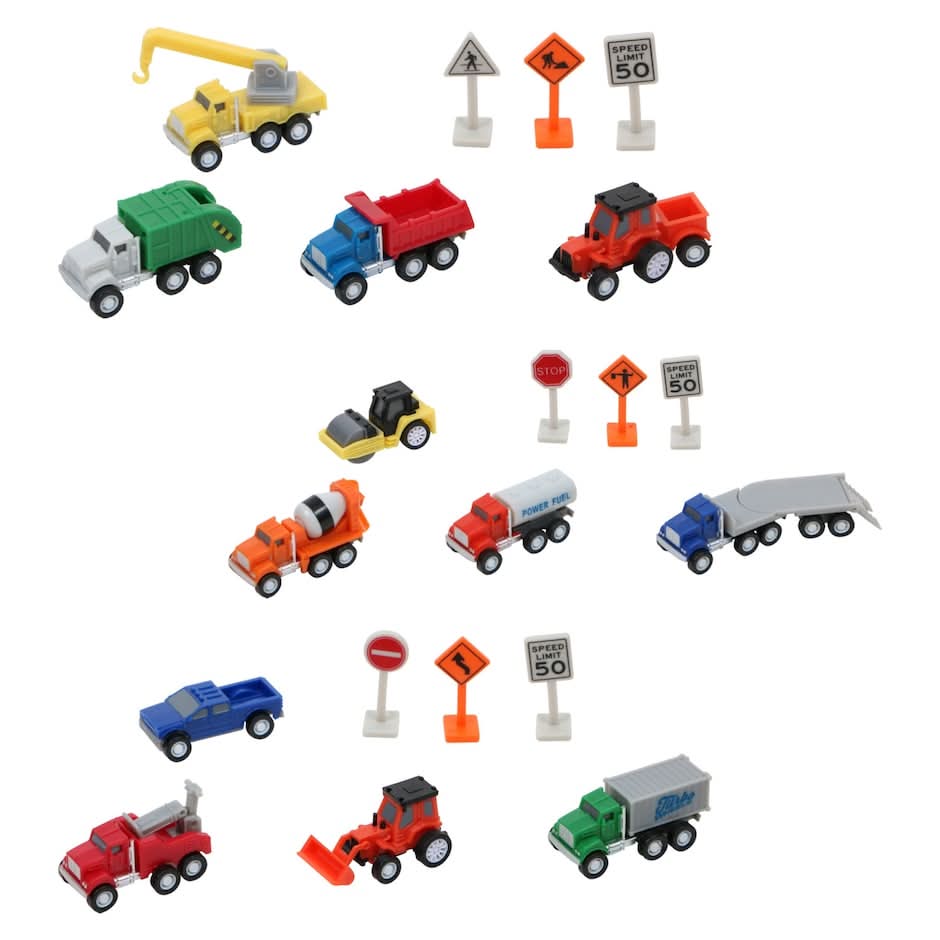 Turbo Wheels Micro Toy Vehicles (12 ct)