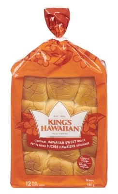 King's Hawaiian Original Sweet Rolls (340 g, 12 ct)