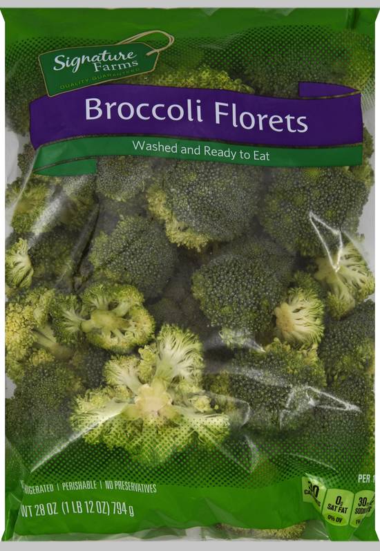 Signature Farms Broccoli Florets (28 oz)