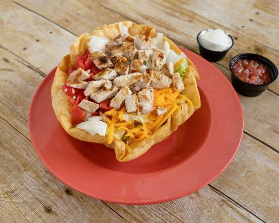 Order Taco Salad food online from Lindburgers store, Jupiter on bringmethat.com