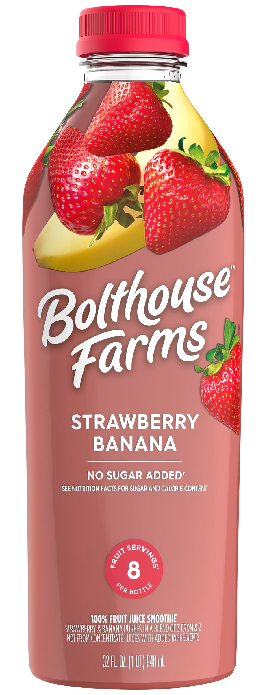 Bolthouse Farms Strawberry Banana 100% Fruit Juice Smoothie (2 lbs)