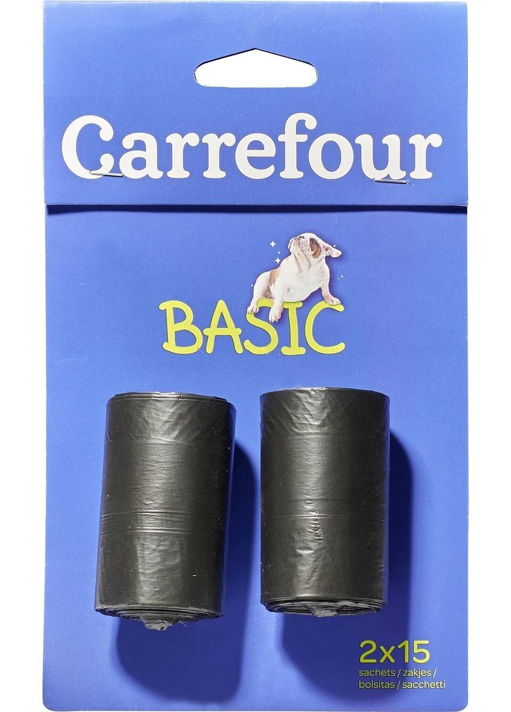 Carrefour - Sacs à déjection canine recharges de 2
