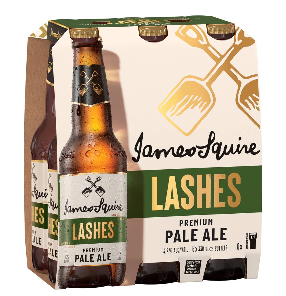 James Squire 150 Lashes Pale Ale Bottle 330mL x Pack 6