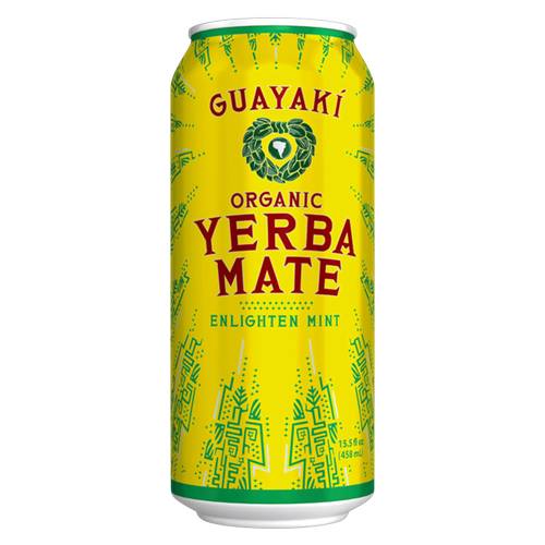 Guayaki Yerba Mate Organic Enlighten Mint 15.5oz Can