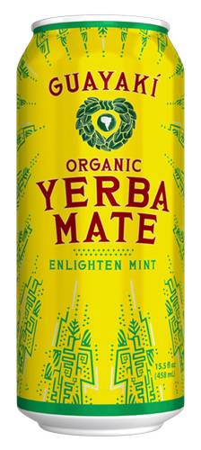 Guayaki Yerba Mate Organic Enlighten Mint 15.5oz Can