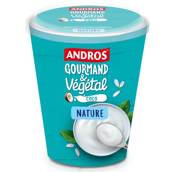 Andros - Gormand & végétal coco nature (400 g)
