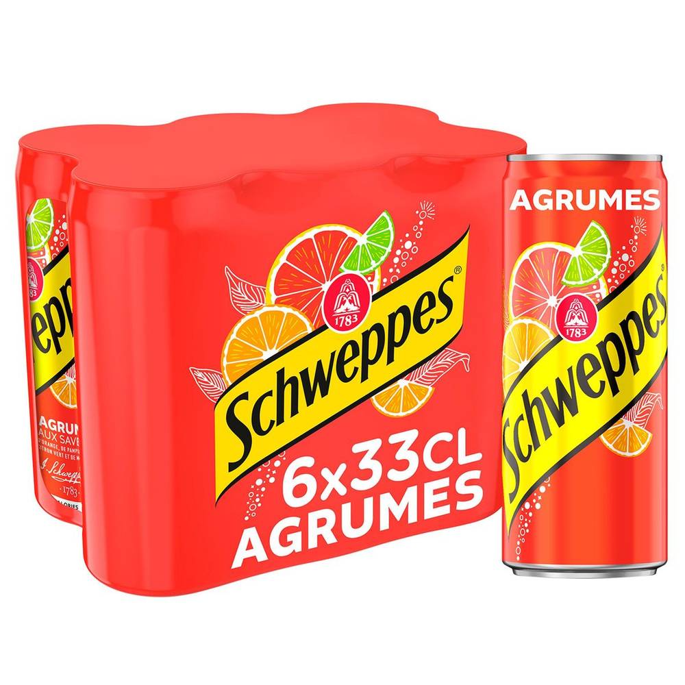 Schweppes Agrumes 6 x 33cl