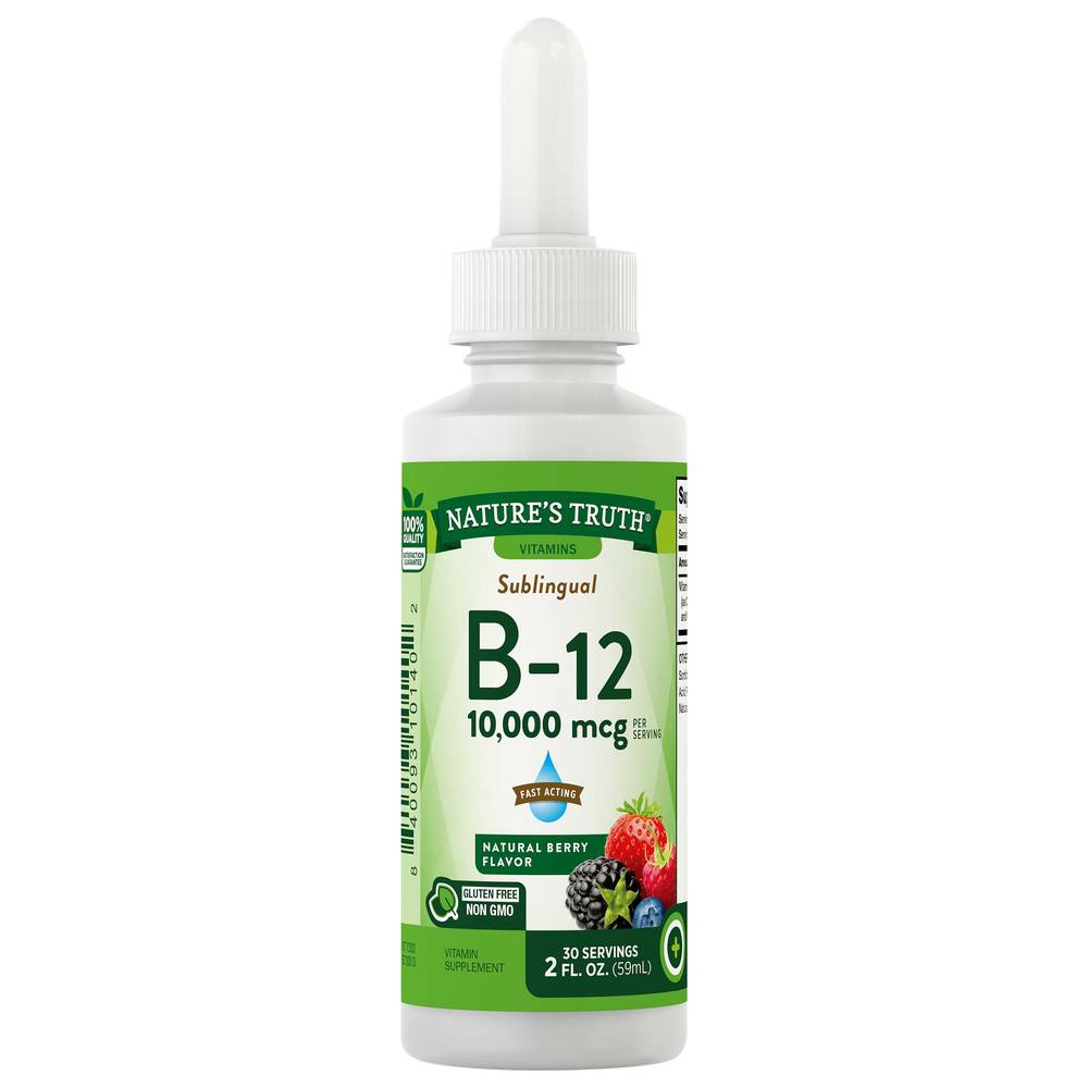 Nature's Truth Sublingual B-12 10,000 Mcg Berry Flavor (2.1 oz)