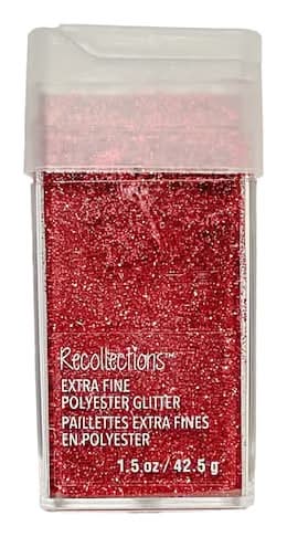 Recollections Extra Fine Glitter, Berry (1.5 oz)