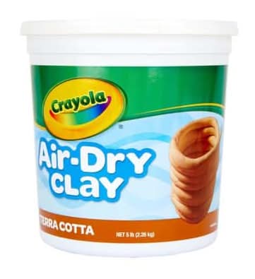 Crayola Air-Dry Clay, Terra Cotta (5 lbs)