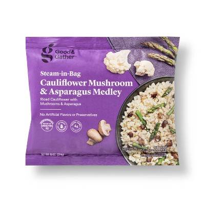 Good & Gather Riced Cauliflower Mushroom and Asparagus Medley (10 oz)