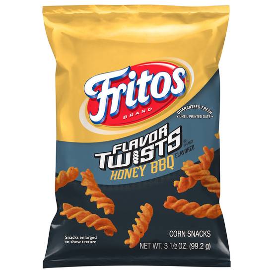 Fritos Flavor Twists Honey Bbq Flavored Corn Snacks