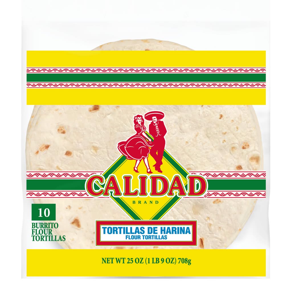 Calidad Burrito Flour Tortillas (25 oz, 10 ct)