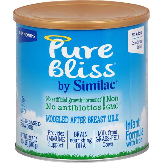 Pure Bliss Milk Based Powder 0-12 Months Infant Formula With Iron