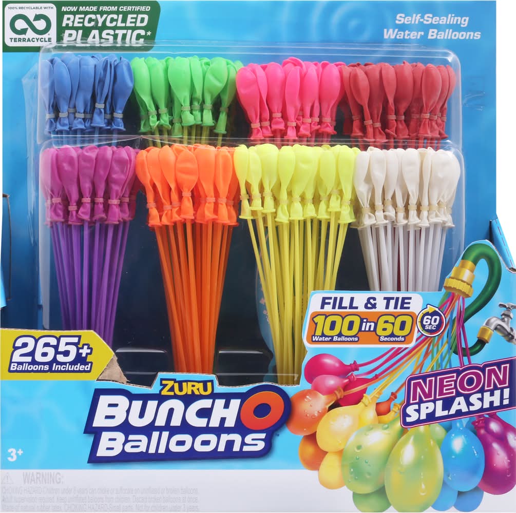 ZURU Neon Splash Bunch O Balloons (265 ct)