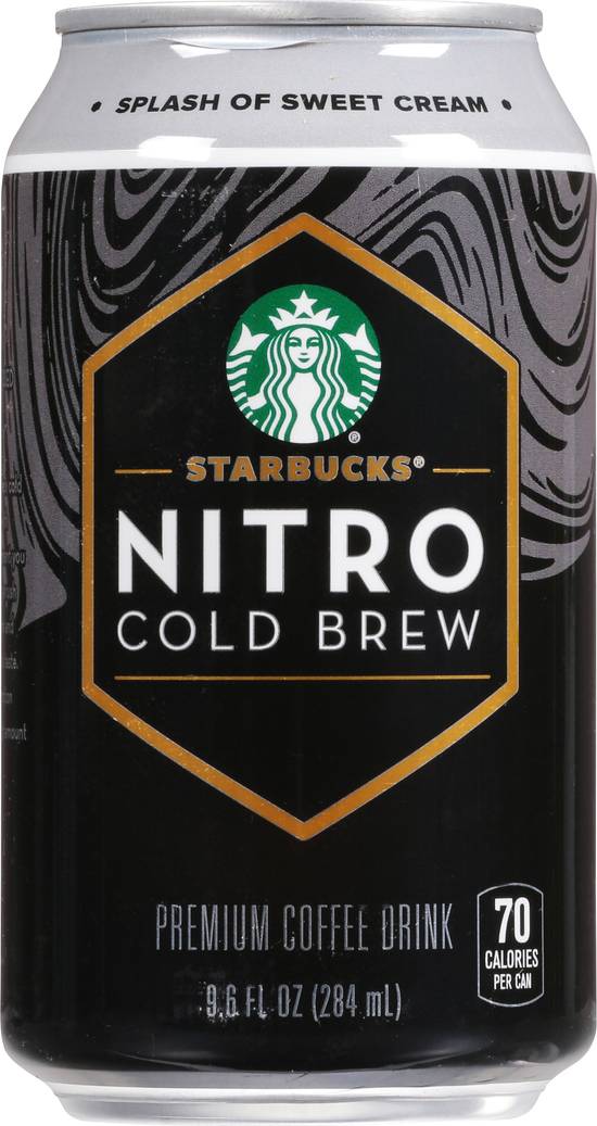 Starbucks Nitro Cold Brew Premium Coffee Drink (9.6 fl oz) (sweet cream)