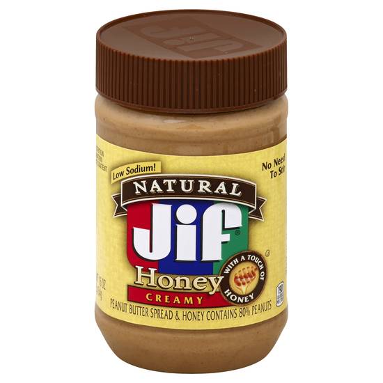Jif Peanut Butter Spread ( natural creamy with honey)