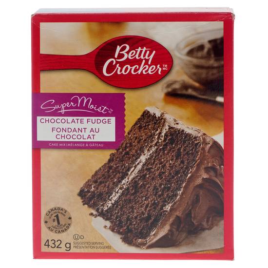Betty Crocker Chocolate Fudge Cake Mix (510g/432g)