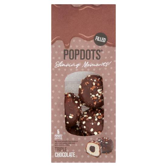 Popdots 5 Filled Triple Chocolate 109g