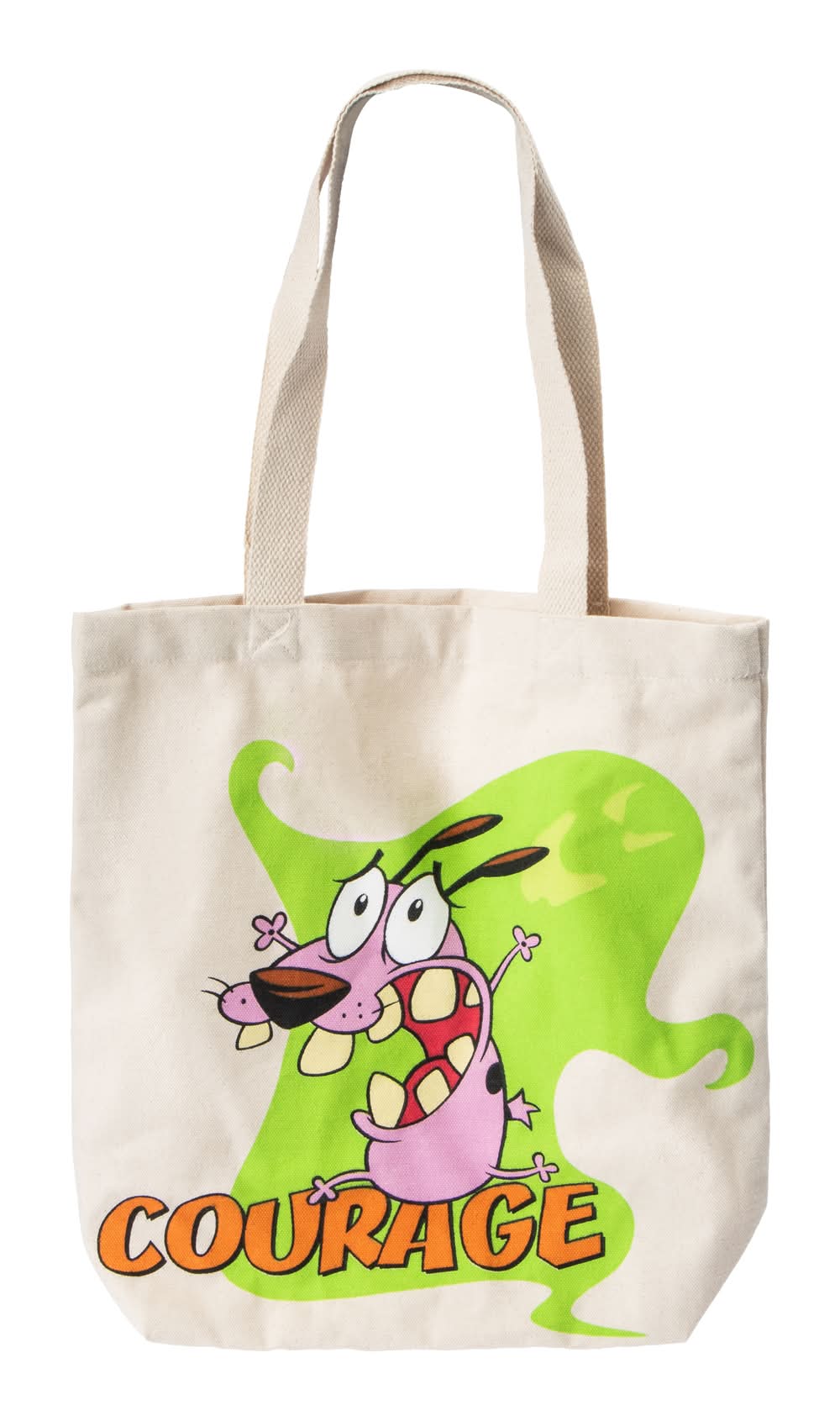 Licensed Canvas Tote Bag Courage The Cowardly Dog