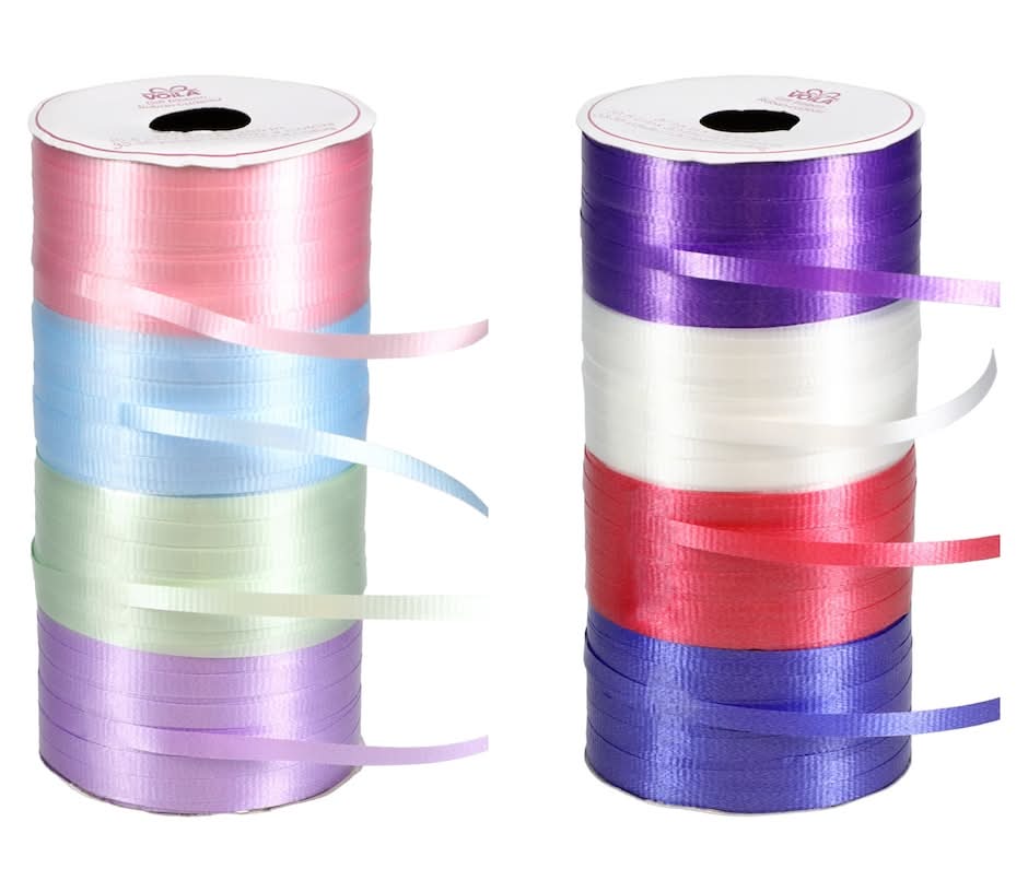 Voila Gift Ribbons, 3/16x1200 in, Assorted (2 pack)