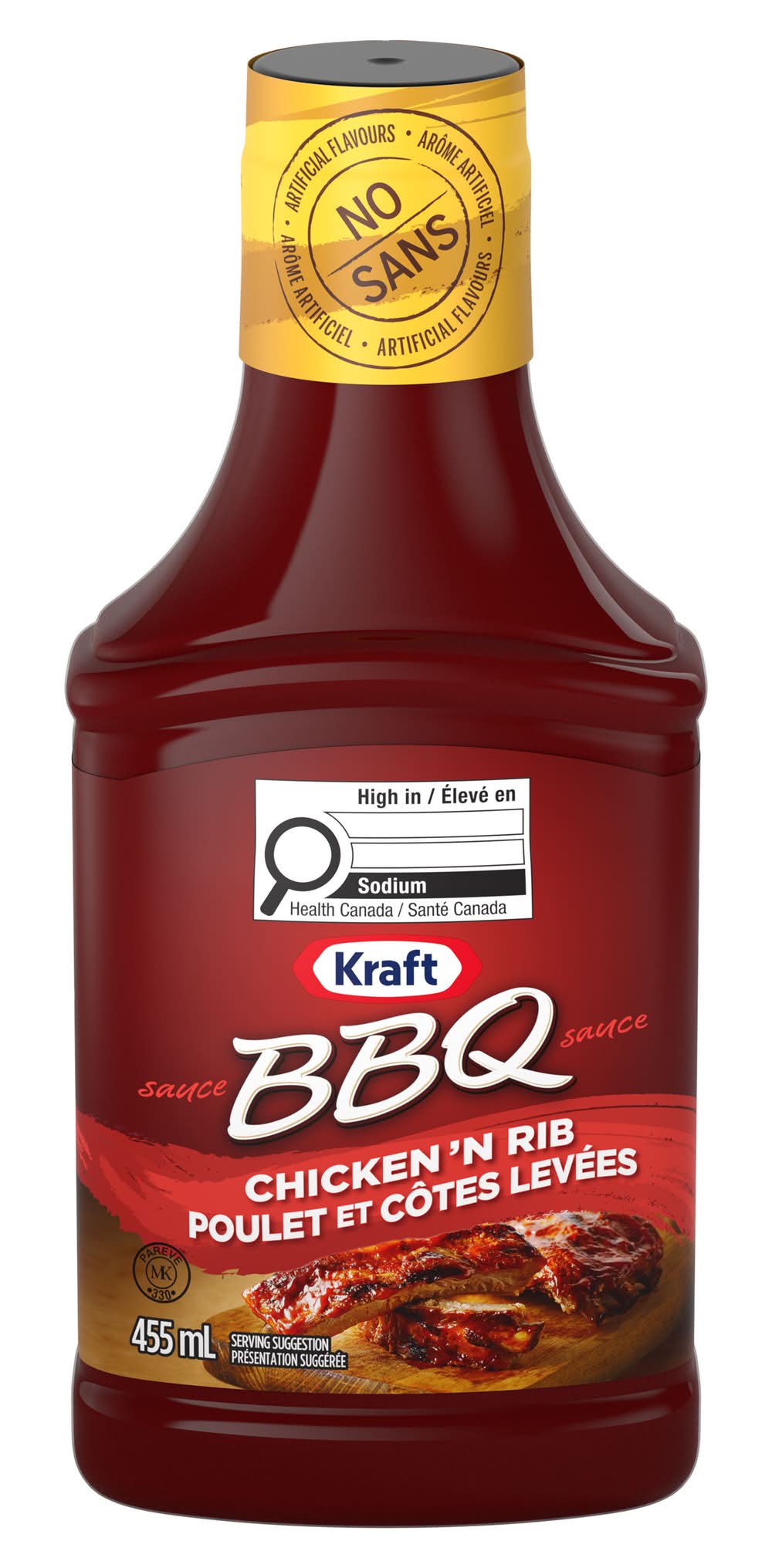 Kraft Barbecue Sauce, Chicken 'N Rib (455 ml)