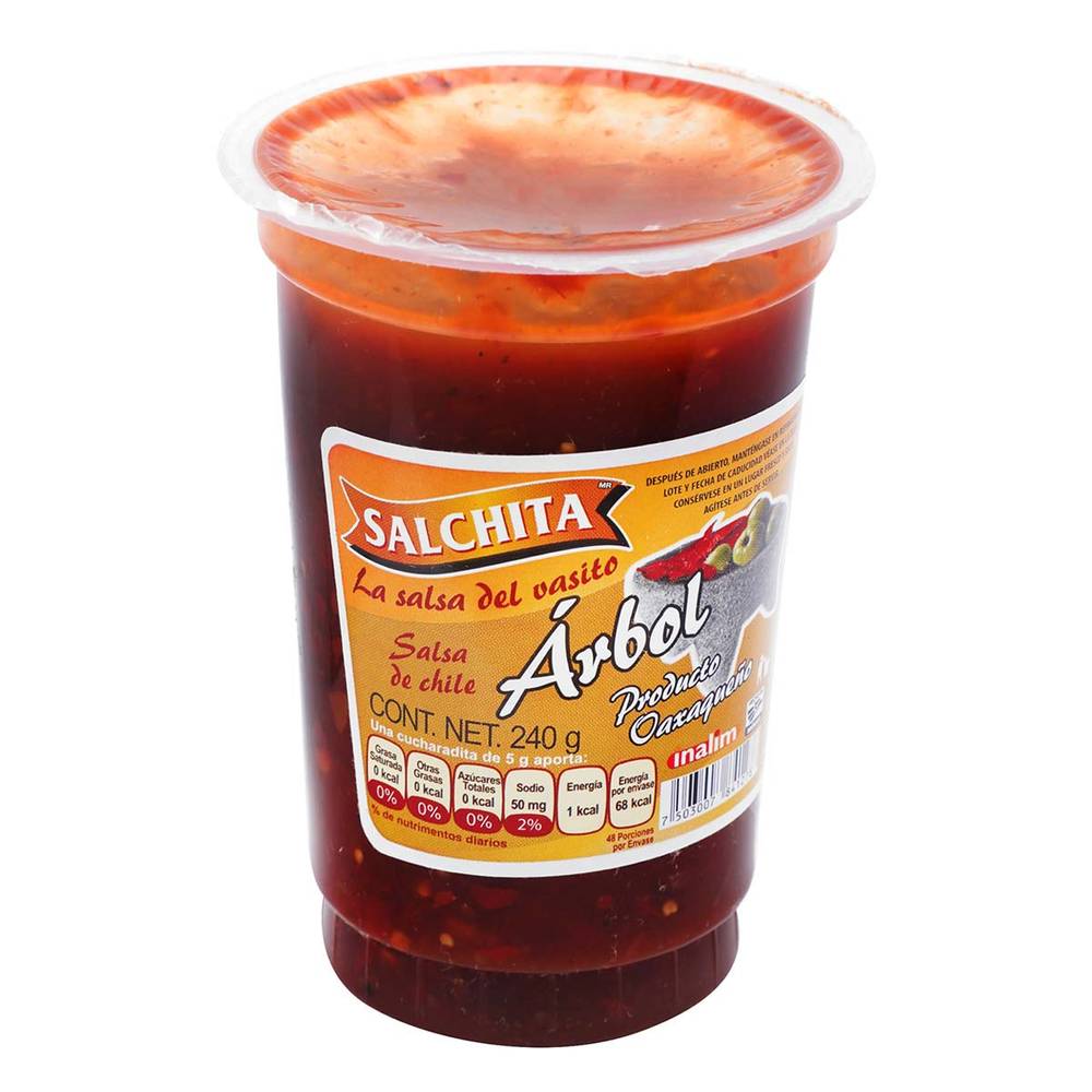 Salchita · Salsa de chile de árbol (240 g)
