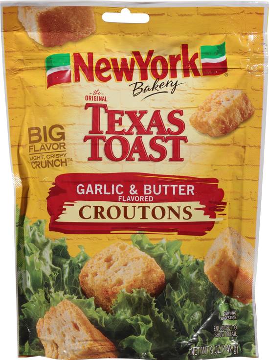 New York Bakery Original Texas Toast Garlic & Butter Croutons