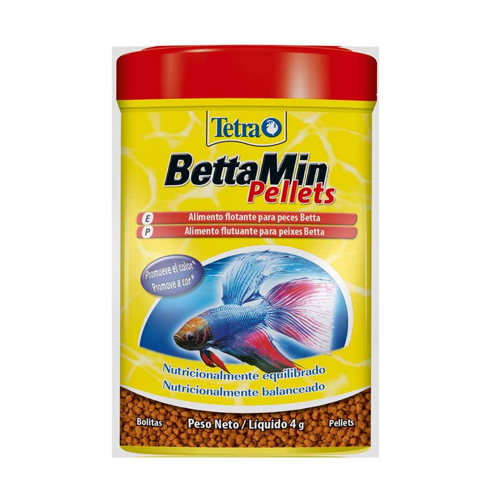 Tetra ração para peixe beta bettamin pellets (sachê 4g)