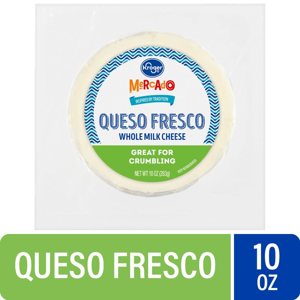 Kroger Mercado Queso Fresco Whole Milk Cheese (10 oz)