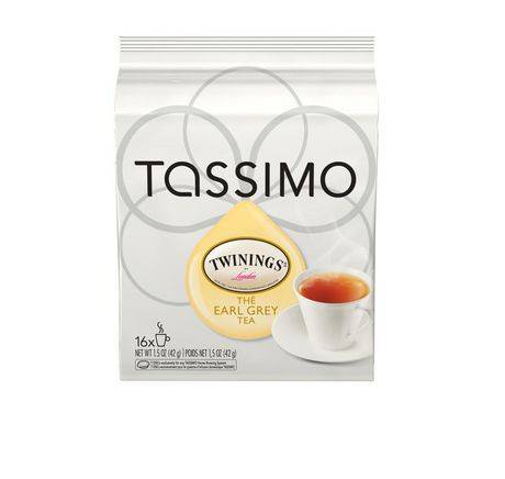 Thé earl grey twinings tassimo (16 t-discs) - tassimo twinings earl grey  tea single serve t-discs (16 t-discs, 42g), Delivery Near You