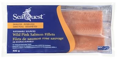 Seaquest Wild Pink Salmon Fillets (400 g)