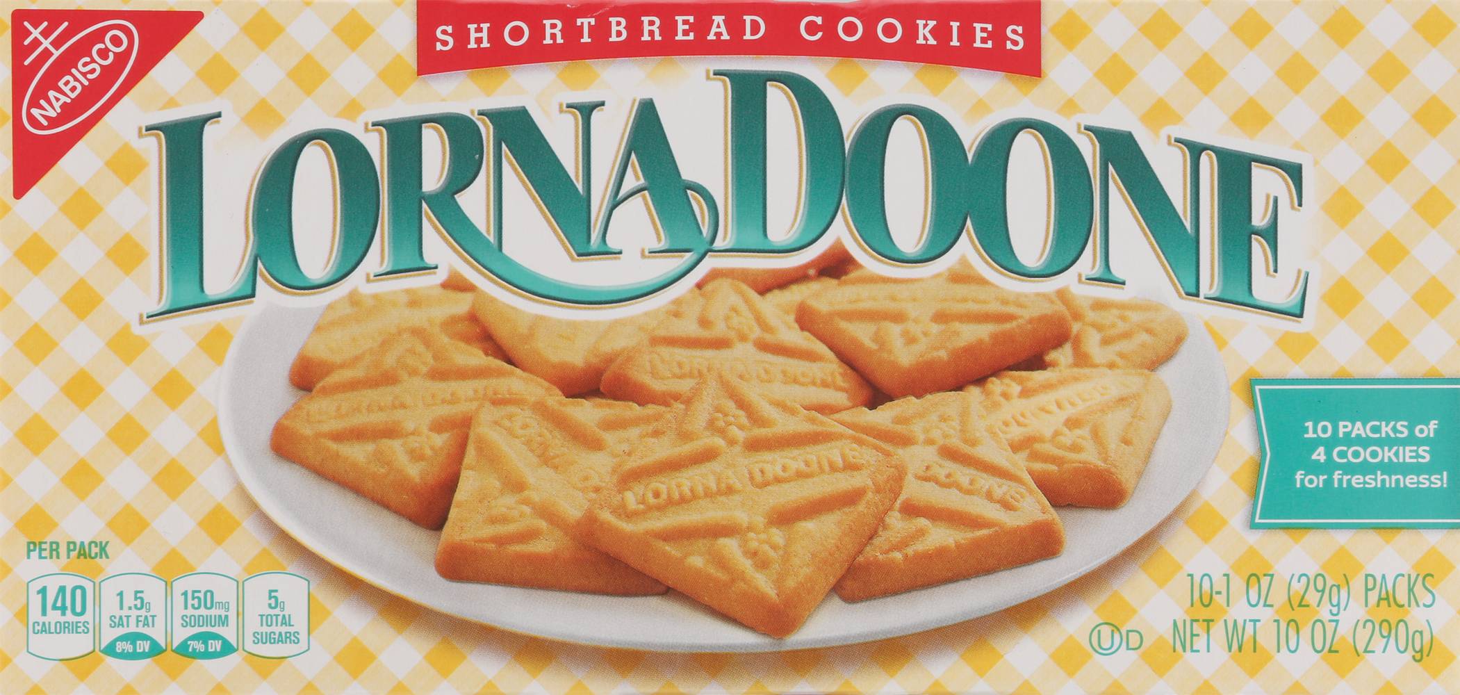 Lorna Doone Shortbread Cookies (10 oz, 10 ct)