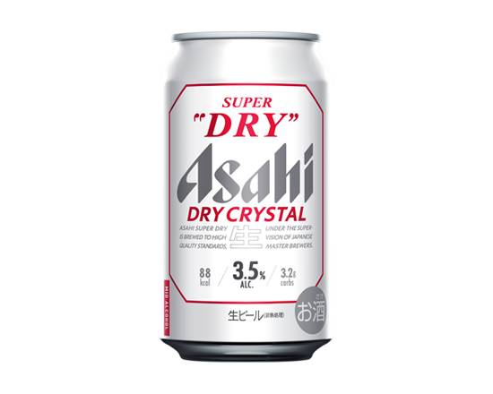 401900：アサヒスーパードライ ドライクリスタル 缶 350ML / Asahi Super Dry Dry Crystal 350ML