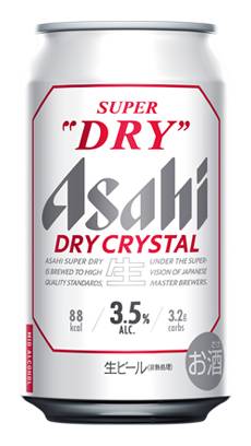 401900：アサヒスーパードライ ドライクリスタル 缶 350ML / Asahi Super Dry Dry Crystal 350ML